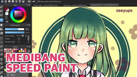 MediBang Paint (Speedpaint) - YouTube