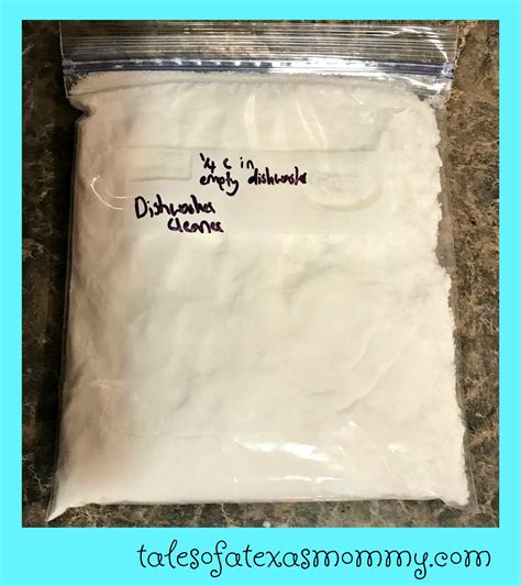 Homemade Dishwasher Cleaner - Tales of a Texas Mommy