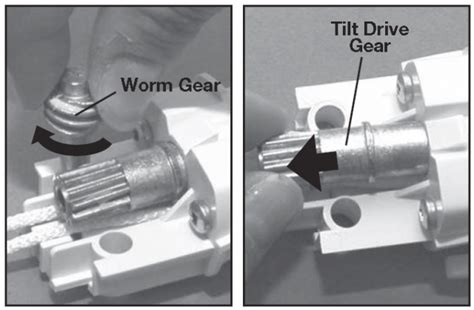 Hunter Douglas Luminette Tilt Drive & Worm Gear Kit #4250058000 ...