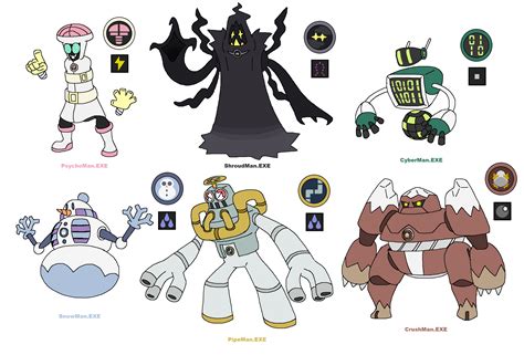 Robot master concepts (Battle Network version) by JWNutz on DeviantArt