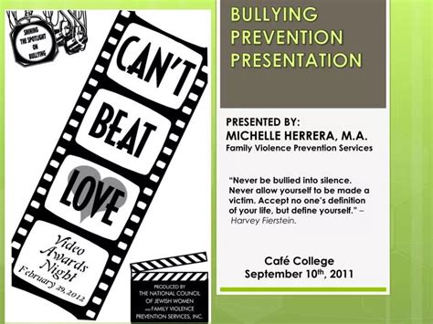 PPT - BULLYING PREVENTION PRESENTATION PowerPoint Presentation, free ...