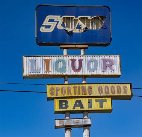 Grunge Vintage Liquor Store Sign Free Stock Photo - Public Domain Pictures