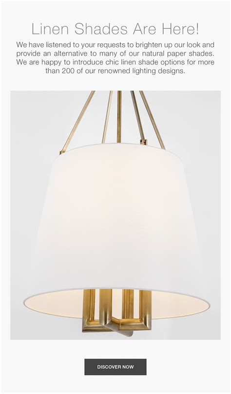 Circa Lighting: linen shades are here! | Milled