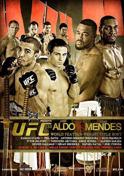 Grandes Campeones: Poster UFC 133 Aldo vs Medes