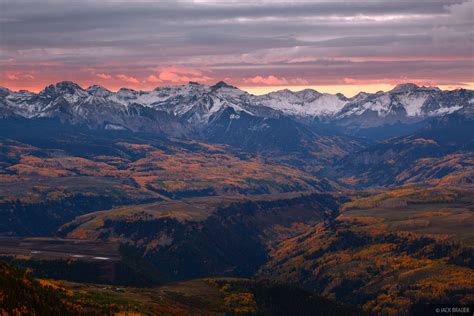 Silver and Yellow Sunrise | San Juan Mountains, Colorado | Mountain Photography by Jack Brauer