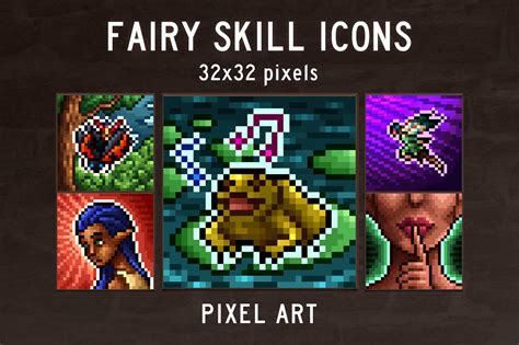 Fairy Skill Icons Pixel Art on Behance