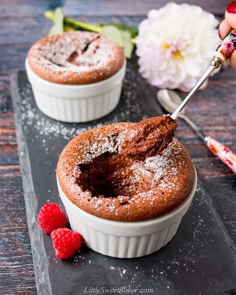 Best Chocolate Souffle Recipe (foolproof method) - Little Sweet Baker