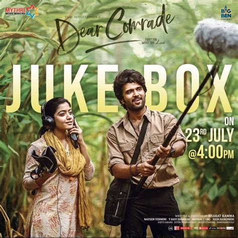 Dear Comrade: Here are the posters from Vijay Devarakonda and Rashmika ...