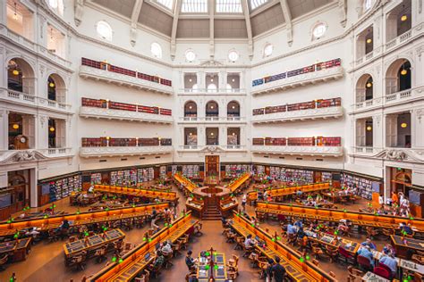 State Library Of Victoria In Melbourne Stock Photo - Download Image Now - iStock