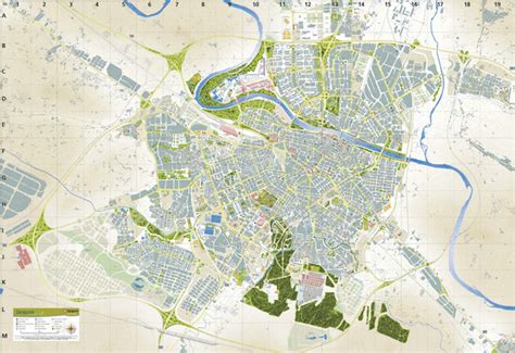 Zaragoza Tourist Map - Zaragoza Spain • mappery