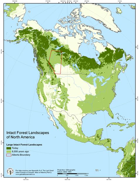 Northwest Coniferous Forest Map