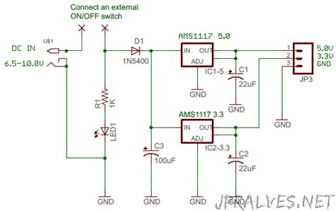 Ams1117 5v Circuit Diagram