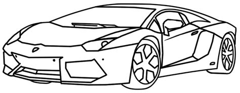 Learn how to draw Lamborghini Aventador - EASY DRAW EVERYTHING