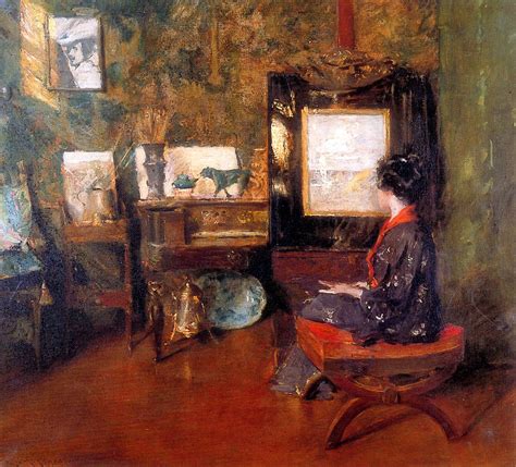 William Merritt Chase Paintings Gallery in Alphabetical Order