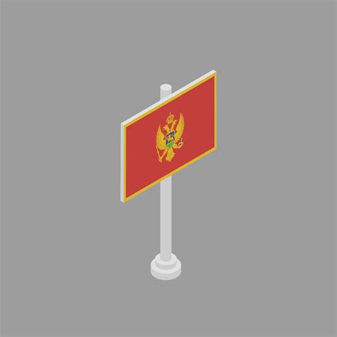 Illustration of Montenegro flag Template 13273373 Vector Art at Vecteezy