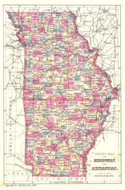 Map Of Missouri And Arkansas