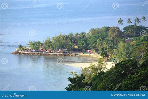 Tropical beach in Thailand stock photo. Image of coastline - 29042938