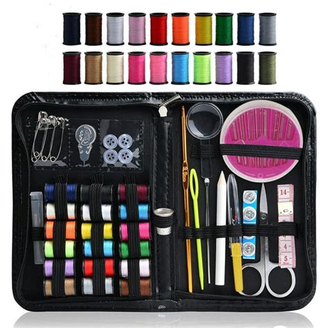 FeelGlad 58-in-1 DIY Premium Sewing Supplies Kit, Zipper Portable Complete Mini Sew Kit for ...