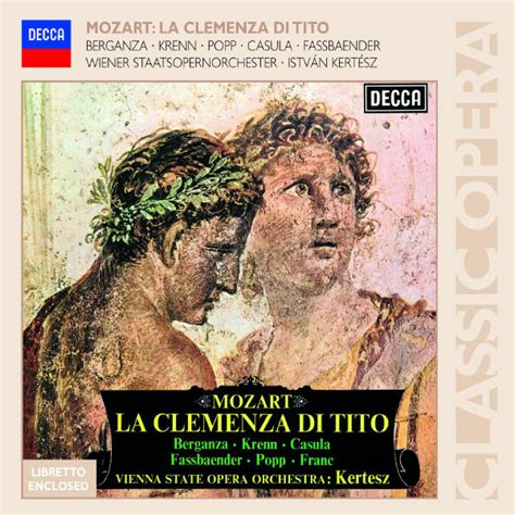 Mozart: La Clemenza di Tito, Wolfgang Amadeus Mozart por Teresa ...