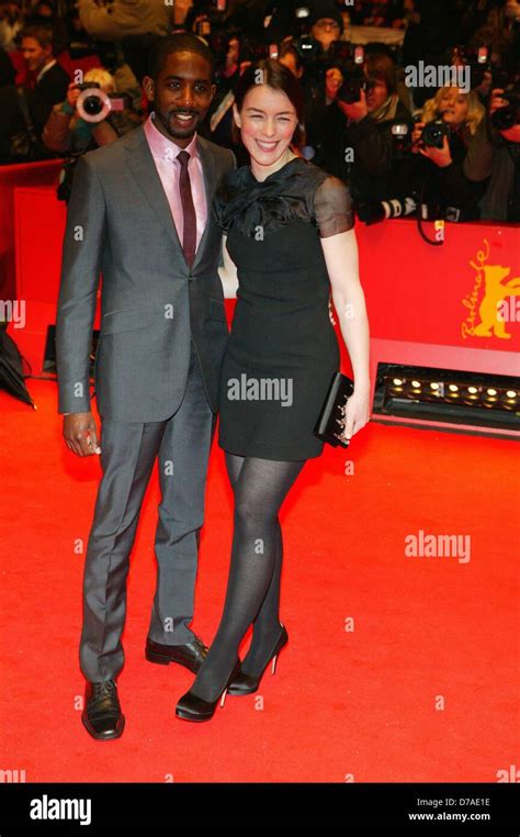 Olivia Williams and husband Rhashan Stone at the premiere of "Ghost ...