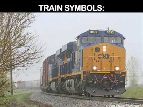 TRAIN VIDEO - Train Symbols. CSX Trains and How The Railroad Uses ...