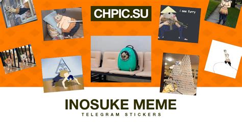 Inosuke meme Telegram stickers