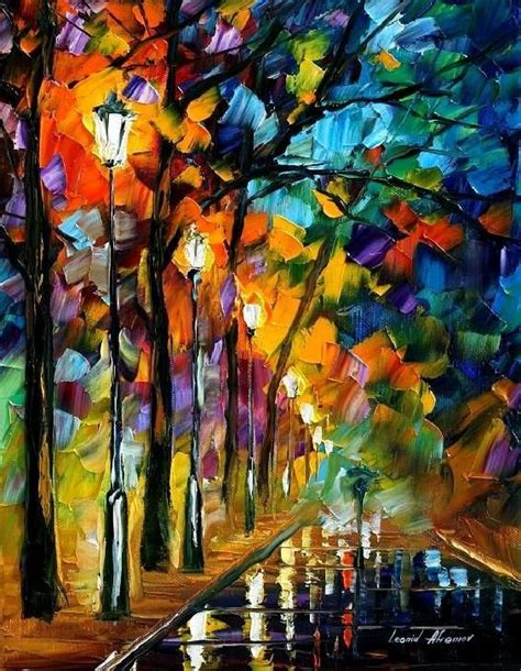 Modern impressionism palette knife oil painting kp129 [kp129] - $120.00 ...