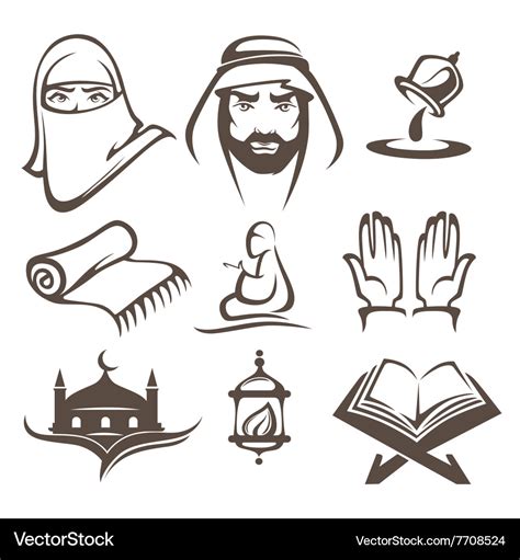 Islam symbol Royalty Free Vector Image - VectorStock