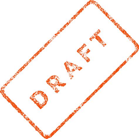 Public Domain Clip Art Image | Draft Business Stamp 2 | ID ...