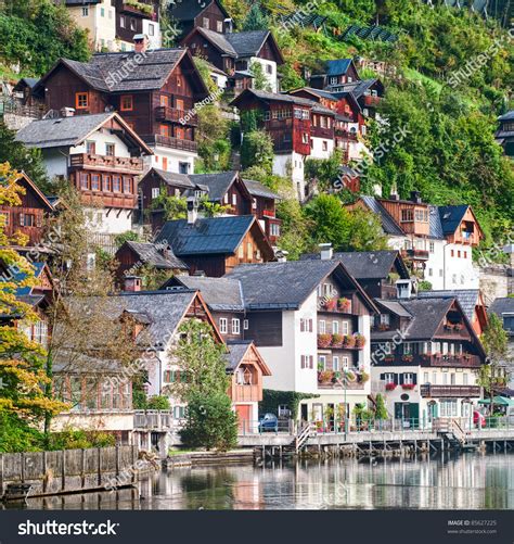 Austrian Village Alps Stock Photo 85627225 - Shutterstock