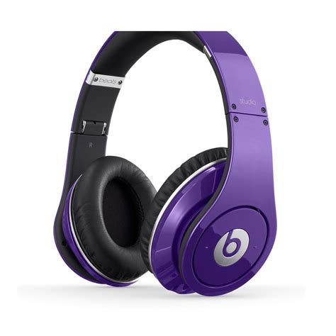 Beats by Dr. Dre Refurbished Beats Studio Wired OverEar Headphone -Purple - TVs & Electronics ...