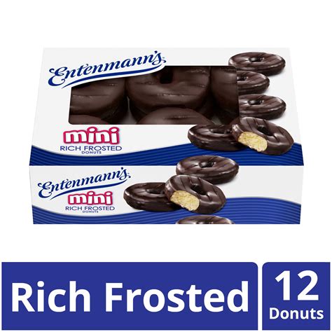 Entenmann's Mini Rich Frosted Donuts, 12 count - Walmart.com - Walmart.com