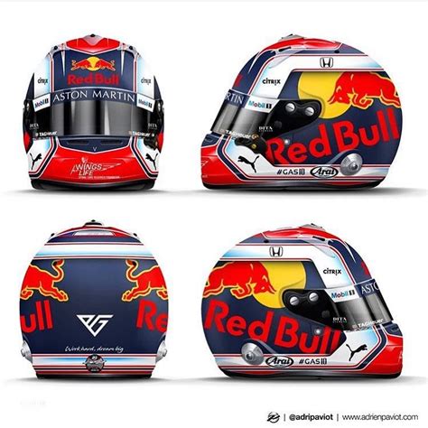 Pierre Gasly's 2019 helmet : r/TheGreatGasly