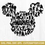 Marvel Mickey Mouse Disney SVG | Marvel Avengers Mickey SVG