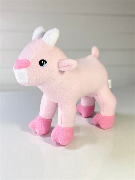 Pink Goat Plush Animal - Etsy