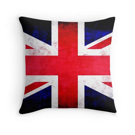 Union Jack Throw Pillow by lindaully | Union jack, Throw pillows, Pillows