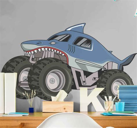 Big monster truck car sticker - TenStickers