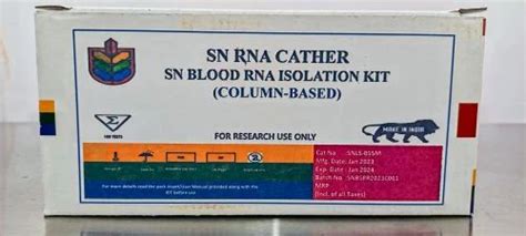 SN Blood RNA Isolation Kit(Column Based) at Rs 7625/piece | RNA ...