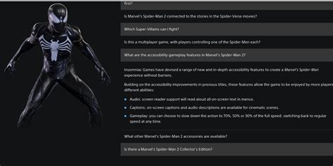 Marvel's Spider-Man 2 Teases Accessibility Features Including Gameplay ...