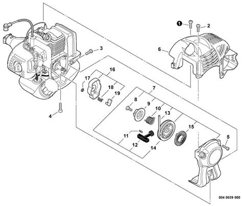 ECHO PAS-225 Parts Diagram SN S59511001001-S59511003000