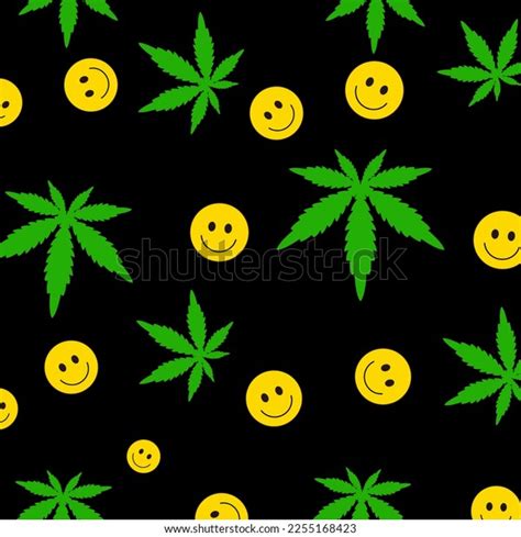 Cannabis Leaf Weed Smile Face Emoji Stock Illustration 2255168423 | Shutterstock