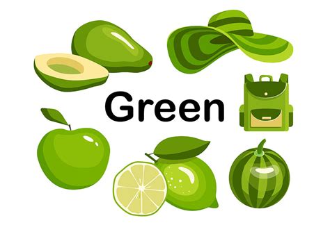 Teach Your Child About The Things That Are Green in Colour