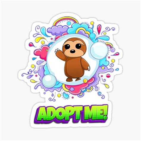 "Adopt me " Sticker by BrookeStokes | Redbubble