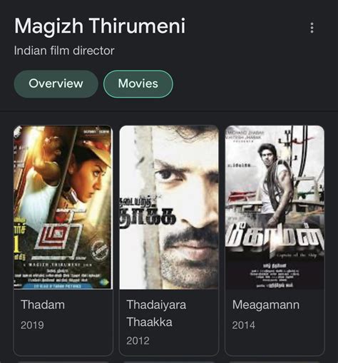 Magizh Thirumeni - Not the director kollywood deserves but the director ...