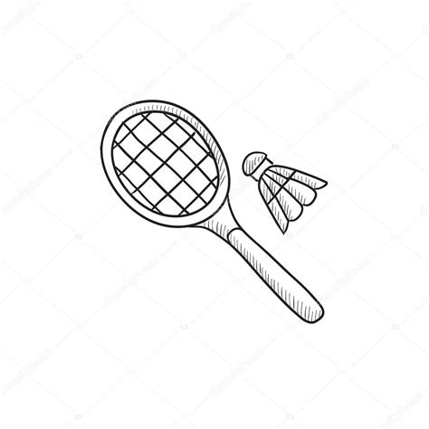 Badminton Drawing at GetDrawings | Free download