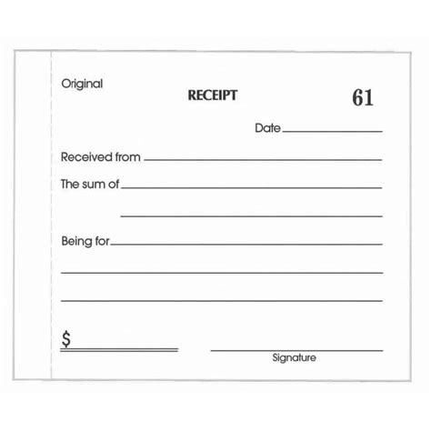 Notion Receipt Template