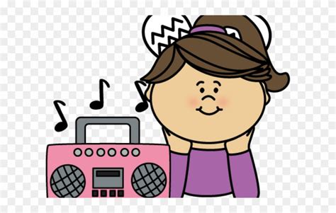 Listening To Music Clipart - Boom Box Clip Art - Png Download (#209956) - PinClipart