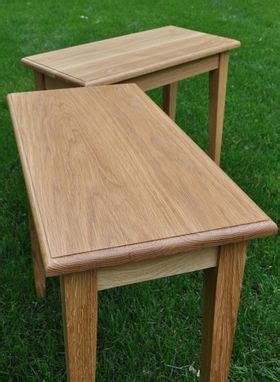 Handmade White Oak Side Tables by Glessboards | CustomMade.com