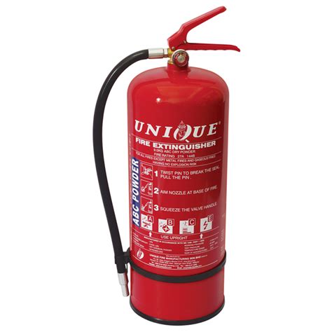 9 kg Dry Powder Fire Extinguisher – Unique Fire Holdings