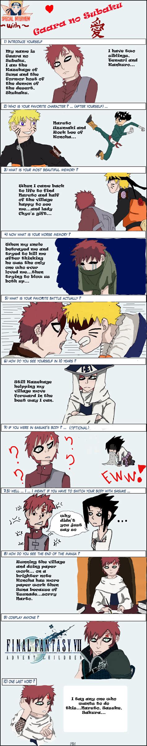 Gaara Interview meme by trecorder on DeviantArt